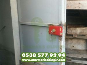 Marmaris Elektrik Odası Demir Kapı Kilit Değiştirme